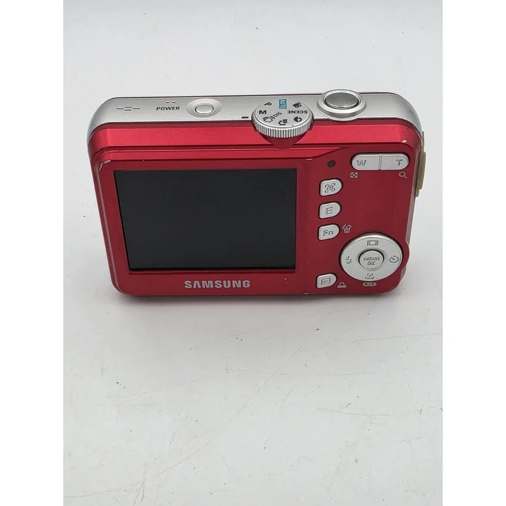Samsung S760 Digital Camera 7.2MP 5x Digital Zoom 3x Optical Zoom Red PARTS ONLY